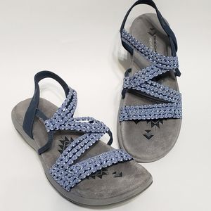 Skechers Memory Foam Strappy Sandals